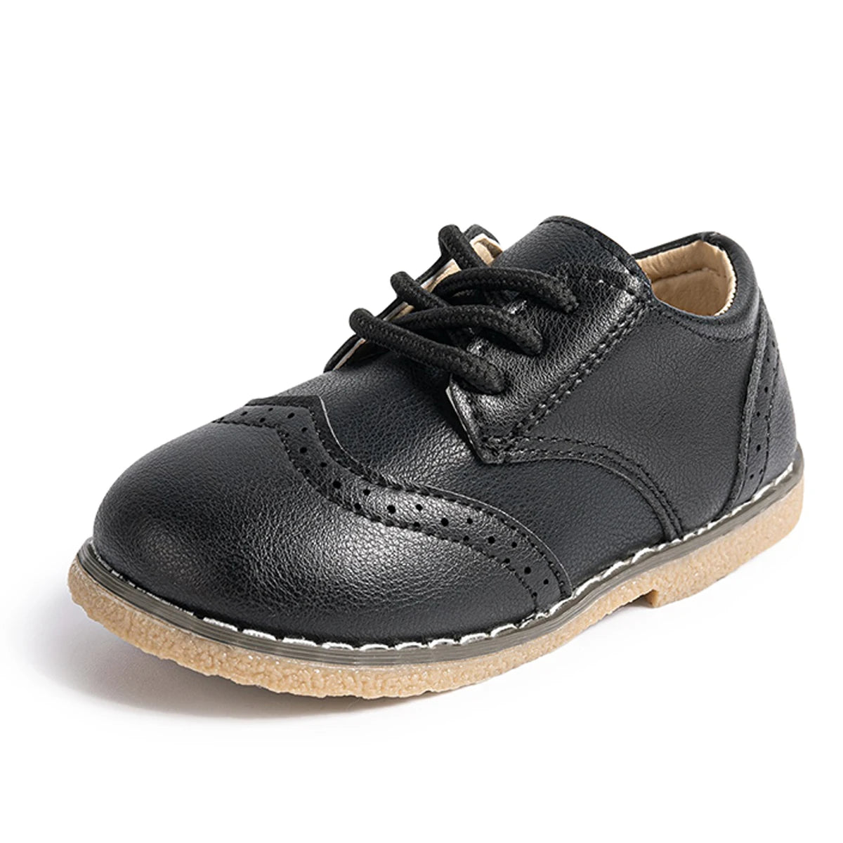 KIDSUN Fashion Kids Shoes – Lace-up PU Leather Multicolor Casual Princess Shoes for Girls