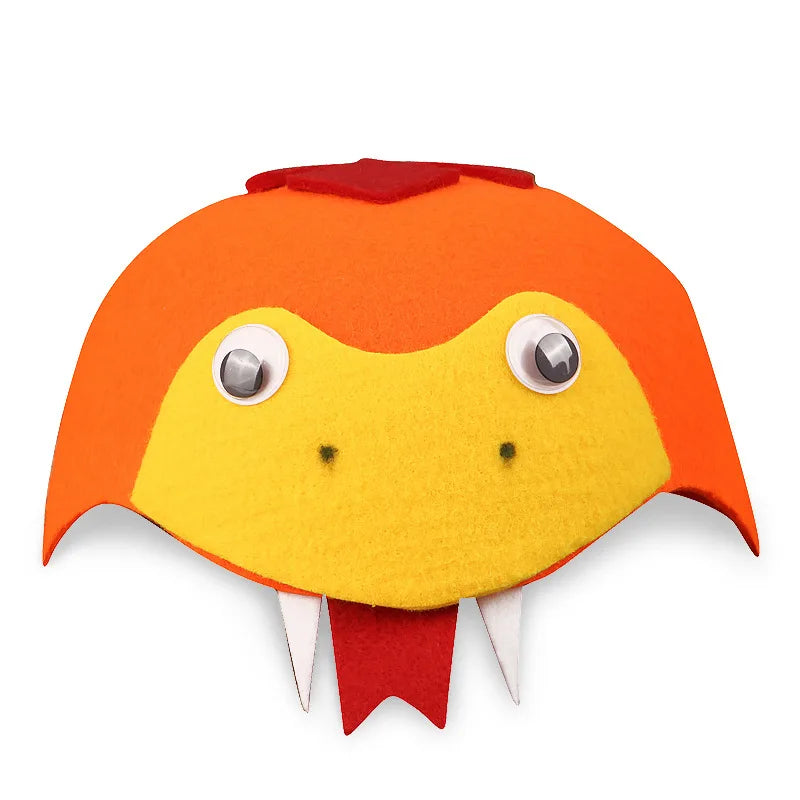 Kids Forest Animal Felt Party Hat – Duck, Bird & Rabbit Carnival Cap | Children's Day Party Costume