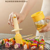 Glass Oil Bottle with Brush and Lid - Basting Oil Brush for BBQ, Baking, Pancakes