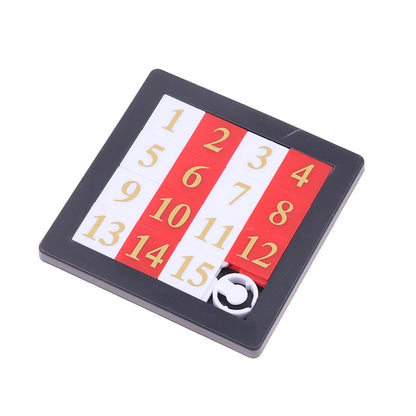 1PC 1–15 Number Slide Puzzle – Brain Exercise Game for Kids’ Educational Development