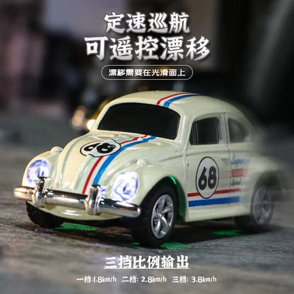 Wireless Mini Beetle Alloy RC Car with Mobile Phone Control