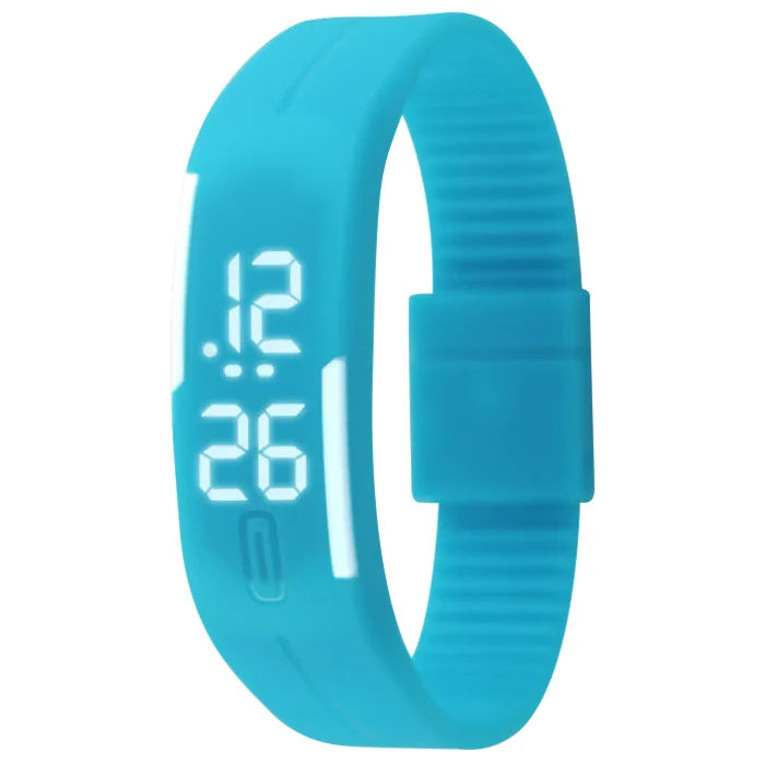 Sport Digital Children’s Watch with Silicone Strap LED Display for Kids Girls and Boys Wristwatch