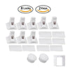 Invisible Magnetic Child Safety Lock for Cabinets & Drawers – Baby Proof Adhesive Cabinet Drawer Latch (4-Pack)