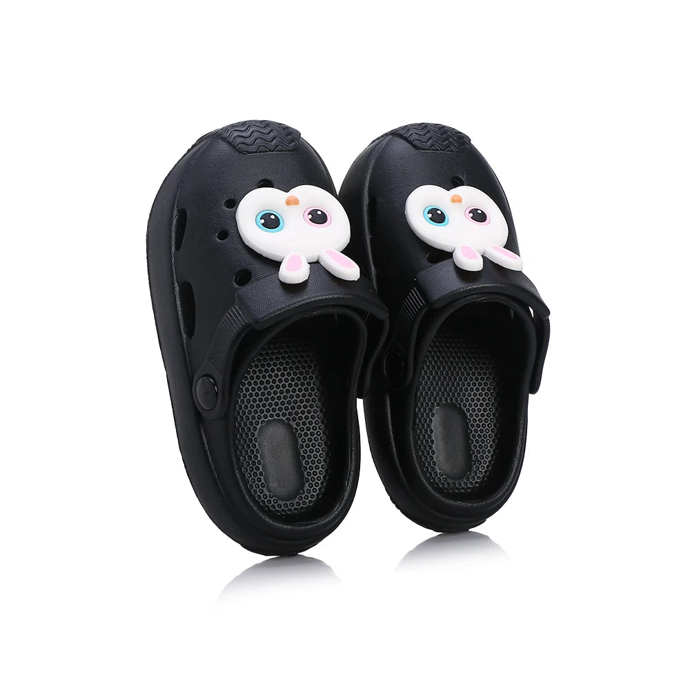 Summer Children’s Hole Slippers – Girls’ Fashion Flower Sandals, Soft Bottom Kids’ Beach Shoes, Toddler Home Slippers