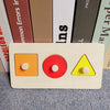 Montessori Wooden Mirror Puzzle Busy Board – Sensory Educational Toy for Toddlers & Preschoolers