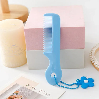 2023 New Children’s Small Anti-Screw Hair Brush Comb - Cartoon Mini Portable Untangling Bangs Round Tooth Hairbrush for Girls