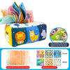 Montessori Baby Carrot Harvest Pull Toy for Toddlers - Motor Skills Training Tissue Box Game