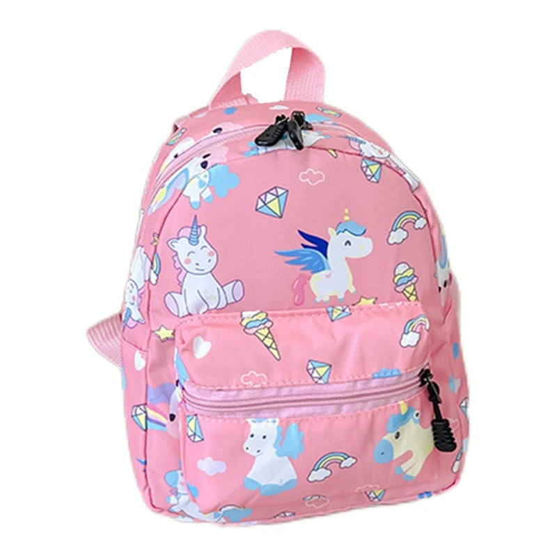 Children's Cartoon Dinosaur Backpack – Cute Kindergarten Schoolbag, Waterproof Kids Book Bag for Boys & Girls, Animal Design - Kidzy Market