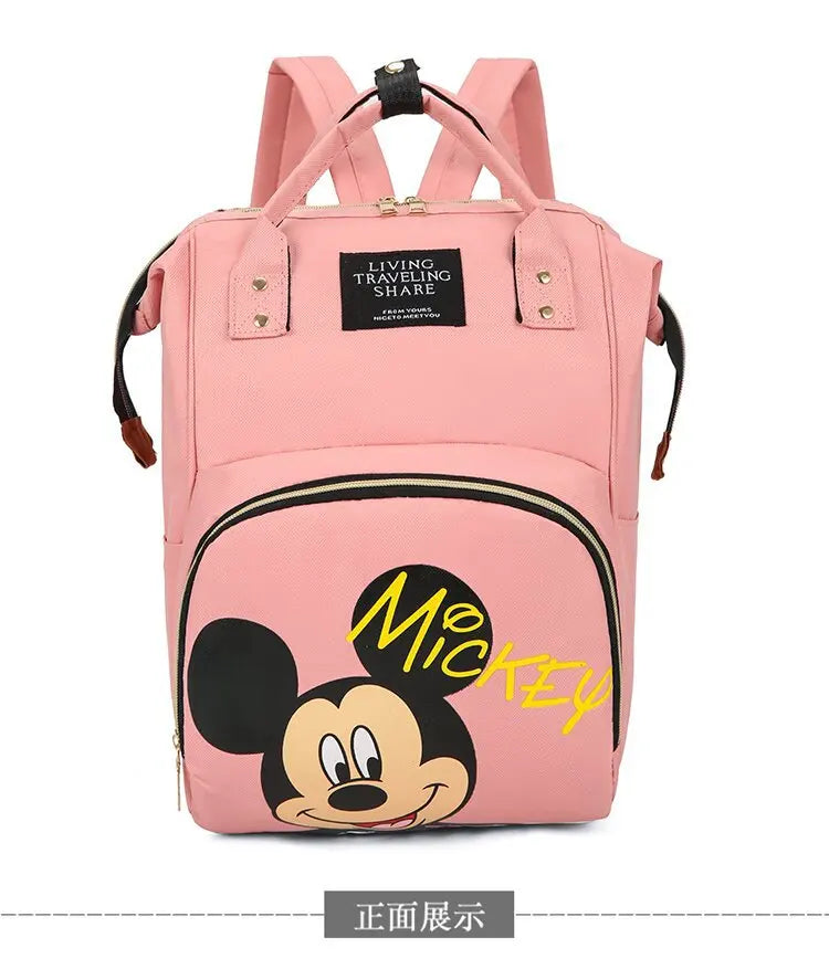 Disney Diaper Mummy Baby Bag Backpack – Multi-function Large Capacity Maternal and Child Bag for Pregnant Women, 2024 New Year Gift - Kidzy Market