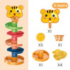 Montessori Baby Toys – Track Rolling Ball, Push Pop, and Sliding Ball Early Education Sensory Toy for Kids Aged 0-36 Months