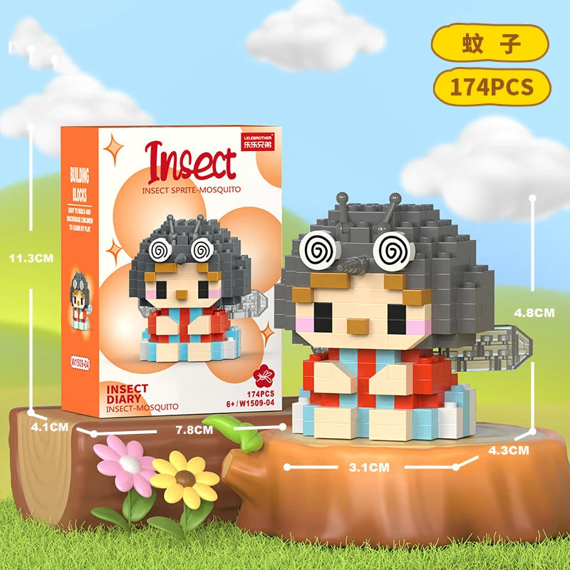 Adults Animals Micro Particle Building Blocks – Dog and Cat Mini Bricks Toy for Kids Ages 6 to 12