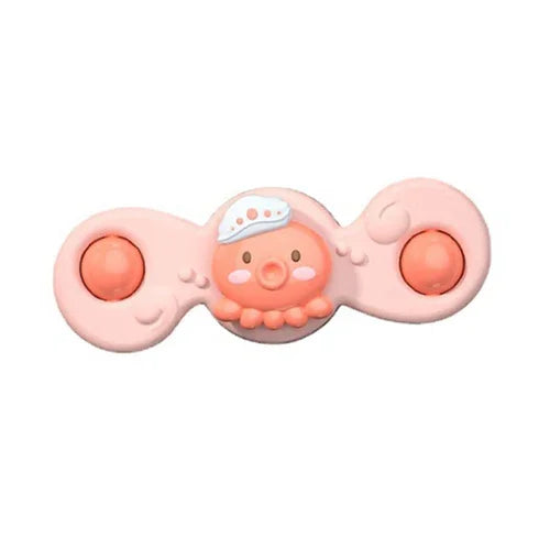 Baby Sucker Spinning Montessori Bath Toy – Rotating Educational Toy for Toddlers