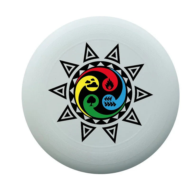 Colorful Flying Disc Frisbee - Portable Outdoor Game & Sports Toy for Kids & Adults (200mm/7.9 in & 275mm/10.8 in)