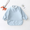 Baby Toddler Long Sleeve Waterproof Art Smock Feeding Bib with Pocket – Scarf Apron, Burp Cloth & Bandana Bib for Boys and Girls - Kidzy Market