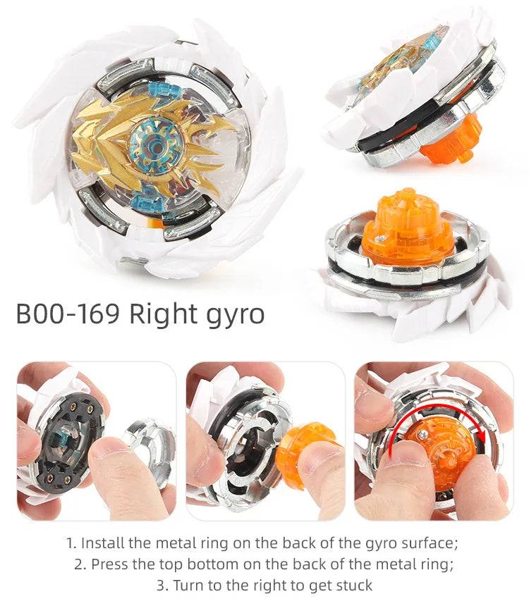 Burst Surge GT Metal Fusion Toy – Fafnir Beyblade Spinning Tops, Metal Launcher and Toupie, Kids Toy