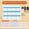 Visual Tracking and Attention Training Cards for Kids, Color and Number Recognition, Memory Improvement Gift