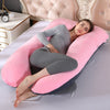 70x130CM Full Body Nursing Pregnancy Pillow - U-Shaped Maternity Pillow for Sleeping with Removable Cotton Cover (27.5x51 inches)