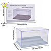 HUIQIBAO Dustproof Display Case – Model Collection Showcase for Building Blocks and Bricks Toy