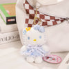 Sanrio Hello Kitty Kuromi Melody Pochacco Cinnamoroll Plush Toy Pendant Keychain Gift