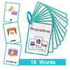 Montessori English Words Learning Flashcards – Early Educational Cards for Kids and Classroom Use