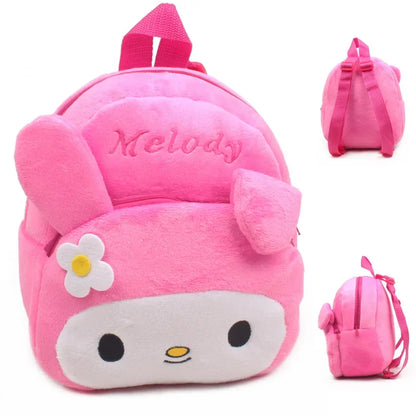 Baby Girls Plush Backpack - Cute 3D Cartoon Animal School Bag for Toddlers 0-4Y - Kidzy Market