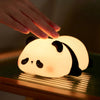 Panda Silicone LED Night Light Touch Sensor Rechargeable Kids Bedside Lamp Cute Cartoon Gift