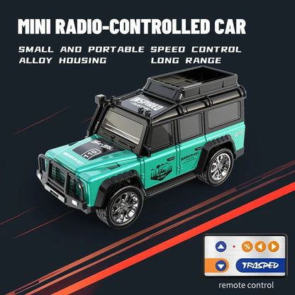 Mini 1/64 Alloy RC Car with 60-Minute Run Time