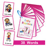 Montessori English Words Learning Flashcards – Early Educational Cards for Kids and Classroom Use