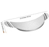 LMETJMA Stainless Steel Pot Strainer with Handle - Kitchen Pasta Strainer Colander Insert Drainer for Various Pots and Pans