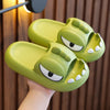 Evshine Kids Dinosaur Shower Slippers – Unisex Antiskid EVA Bathroom Sandals, Sizes 18–24 cm (7.09–9.45 in)