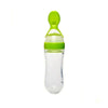 Mushy Food Feeder Spoon for Babies - Puree, Juices, Egg Custard Feeder, Press Type Bottle Spoon, Infant & Kids Nipple Utensils