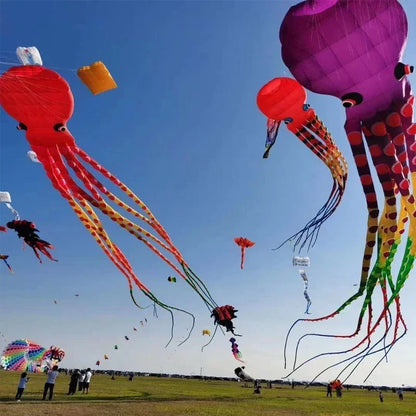 New Octopus Kites – Flying Toys for Children and Adults, Professional Winds, Kitesurfing Kite, Kite Line
