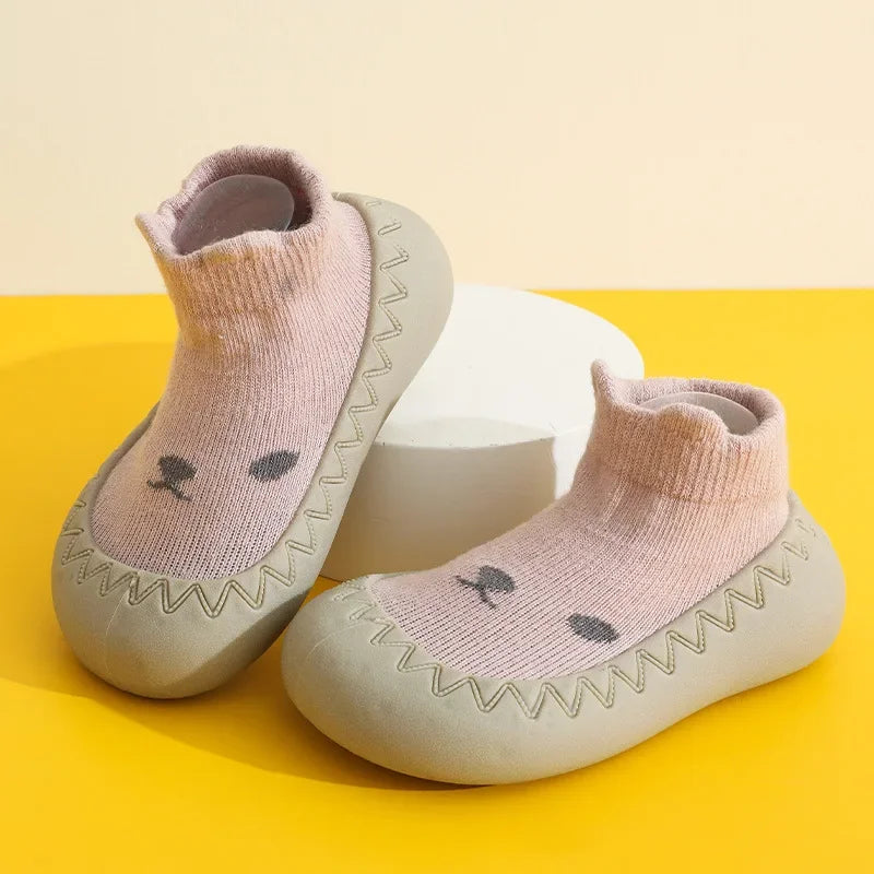 Baby Shoes – Soft Rubber Sole First Walkers, Non-Slip Toddler Sock Shoes for Boys & Girls (0-4Y)