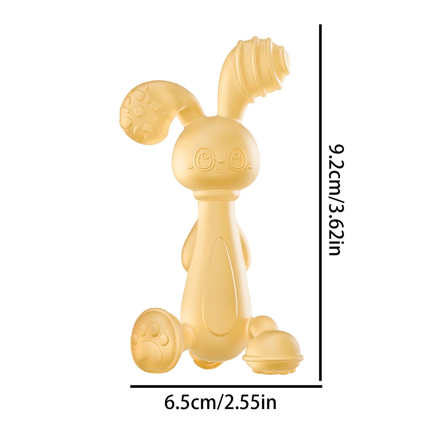Baby Liquid Silicone Rabbit Gum Teething Stick - Baby Grinding Tool to Soothe and Bite