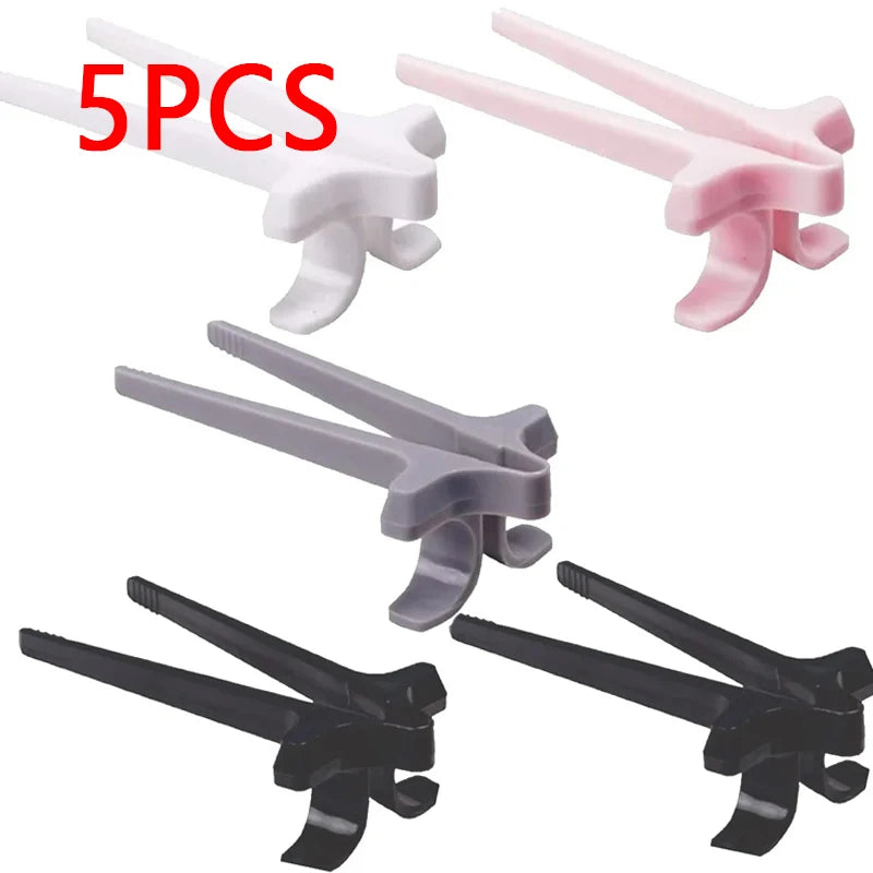 10/5 Pc Finger Chopsticks Snack Holder Lazy Chopstick Trainer