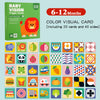 Baby High-Contrast Visual Stimulation Flash Cards – Montessori Infant Cognitive Toy