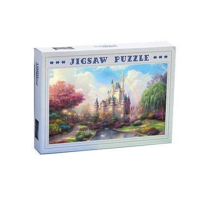 Adult Jigsaw Puzzle 1000 Pieces, Landscape Animation Paper Puzzle, Decorative Painting, Brain Exercise Toy