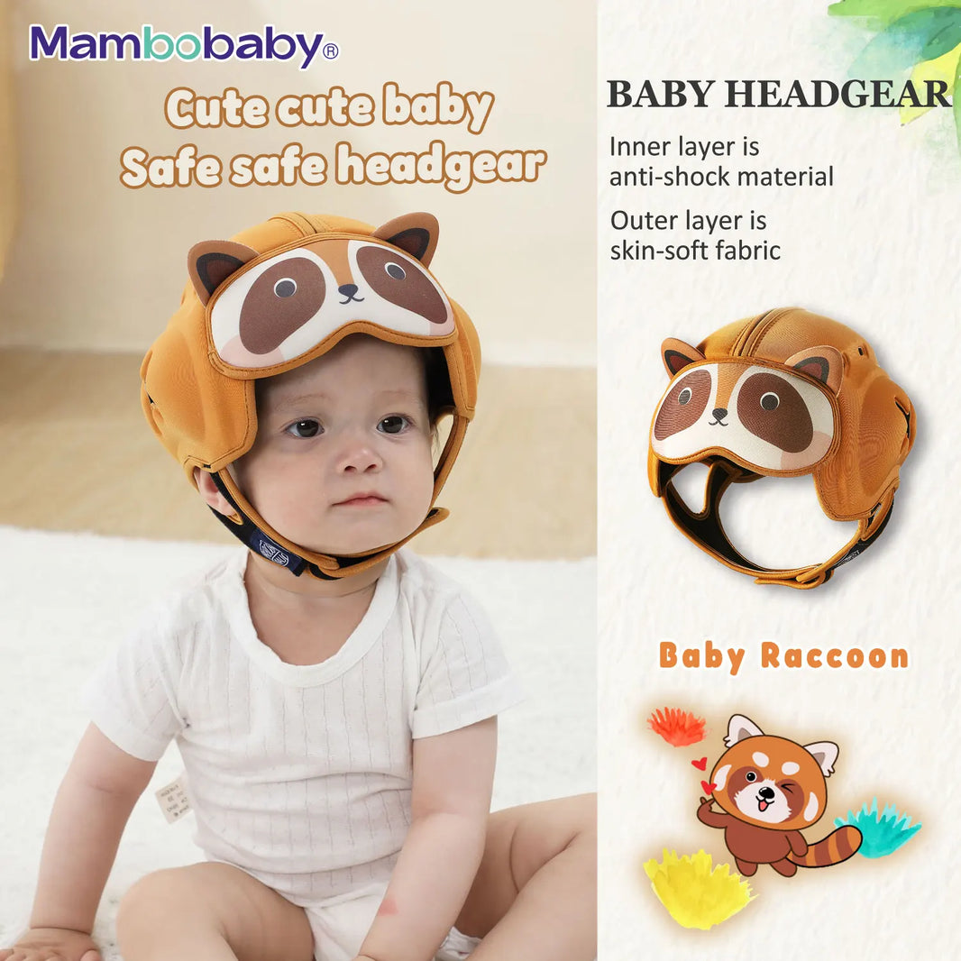 Mambobaby Anti-Shock Baby Helmet – Toddler Head Protector for Infants Learning to Crawl and Walk, Prevents Bumps and Falls