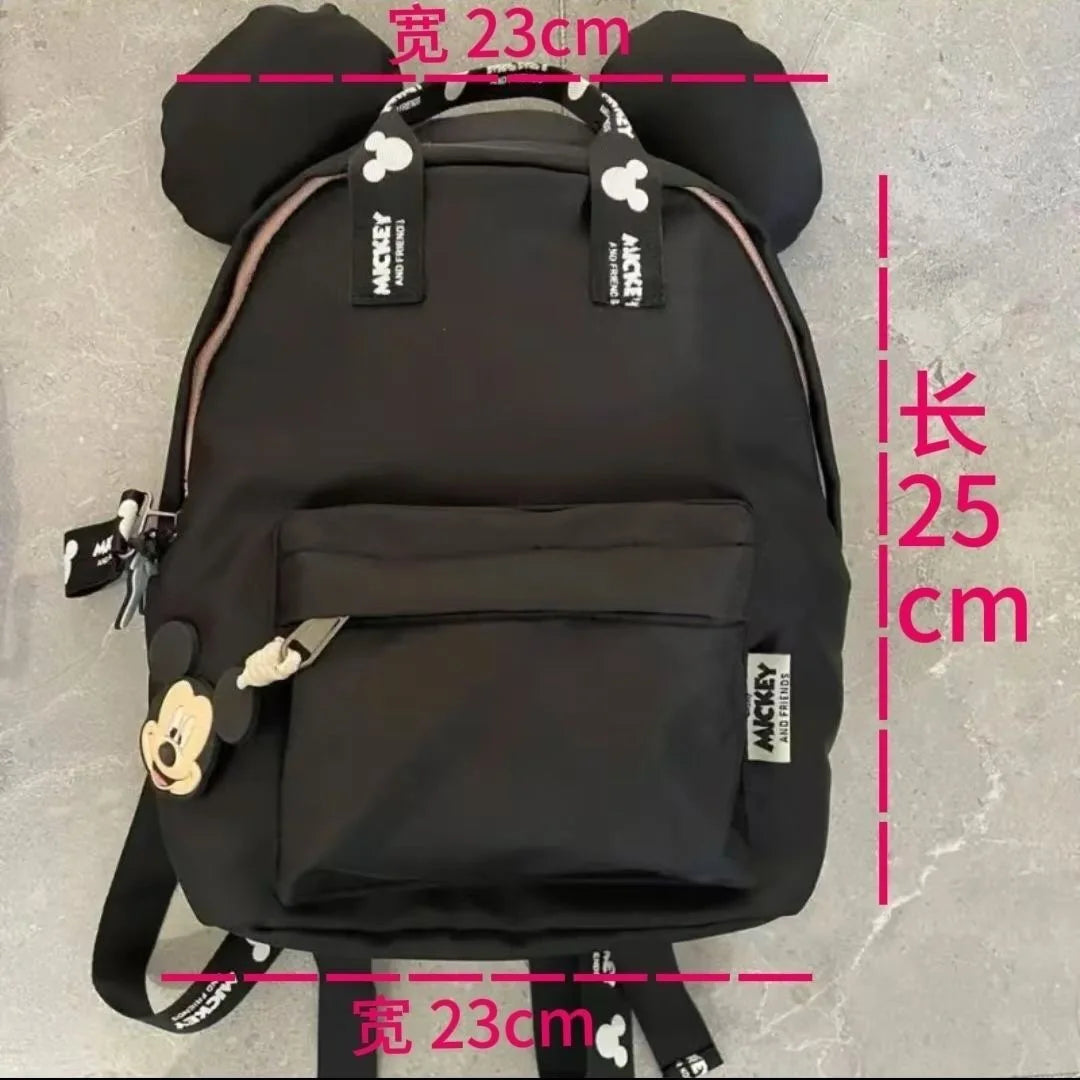 Disney Cartoon Mickey Mouse Kids Backpack – Mini Schoolbag, Cute Shoulder Bag for Girls & Boys, 26x19x11 cm - Kidzy Market