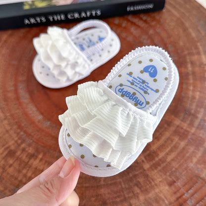 Infant Baby Girls Summer Sandals – Newborn Toddler First Walker Crib Dress Shoes