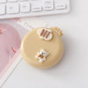 1PCS Cute Kid Hair Brush – Mini Cartoon Bear Hair Comb with Mirror, Portable Massage Comb for Girls