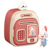 Password Lock Automatic Roll-Up Savings Bank Voice Reminder Fingerprint Protected Smart Cartoon Money Deposit Storage Box