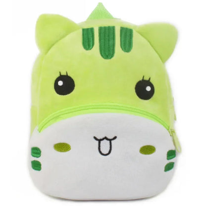 Baby Girls Plush Backpack - Cute 3D Cartoon Animal School Bag for Toddlers 0-4Y - Kidzy Market