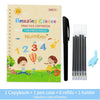 Magic Copy Book – Reusable Children's Writing Practice Book with Stickers, Free Wipe Toy for English Learning and Parent-Child Activities