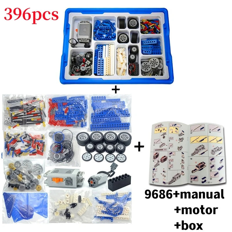 STEM 9686 Technical DIY Building Blocks Kit – Educational Programming Toy for Kids