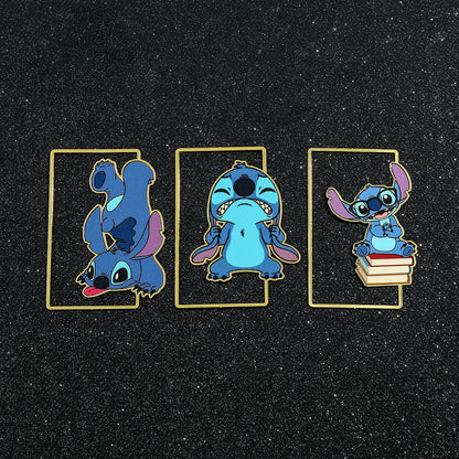 Cute Stitch Bookmark – Disney Fan Gift, Kawaii Book Page Clip for Kids and Friends