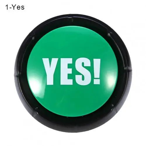Funny Talking Button No Sorry Yes Sound Party Gag Toy for Home and Office
