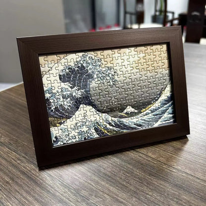 150pcs Jigsaw Puzzle, Test Tube Van Gogh Sunflower, Japan The Great Wave Off Kanagawa, Famous Oil Paintings, Christmas Gift