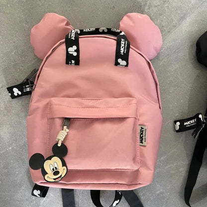 Disney Cartoon Mickey Mouse Kids Backpack – Mini Schoolbag, Cute Shoulder Bag for Girls & Boys, 26x19x11 cm - Kidzy Market