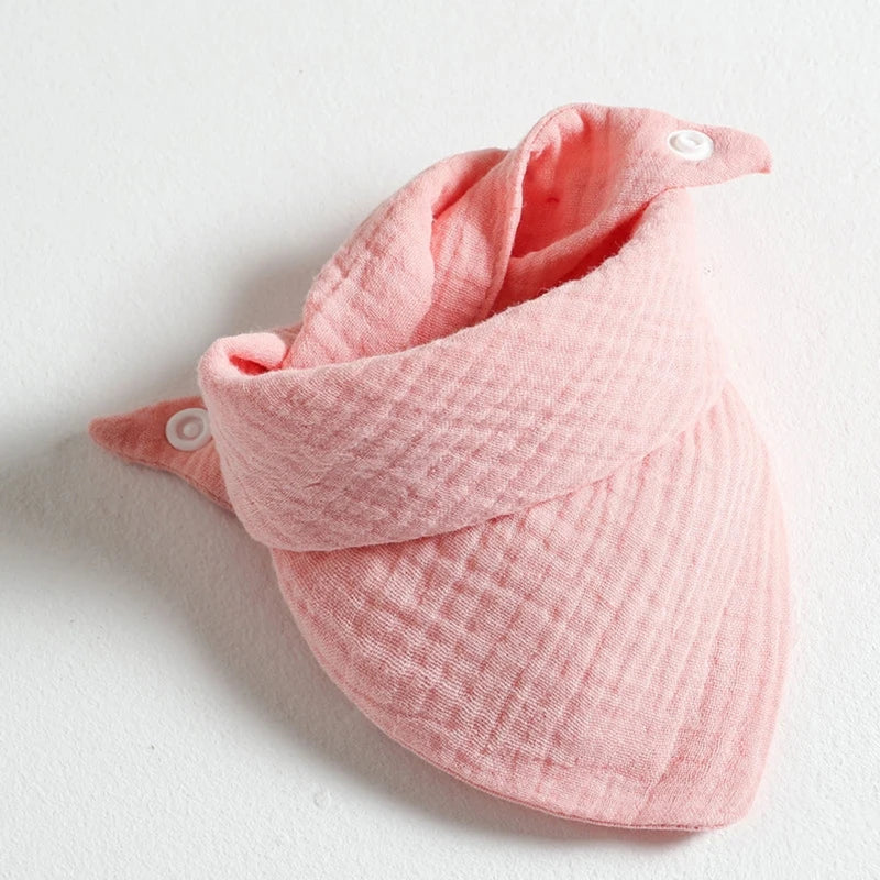 5 Pcs Baby Bandana Drool Bibs – Soft Cotton, Adjustable Snap Button, Triangle Scarf, Burp Cloth for Boys, Saliva Towel for Feeding - Kidzy Market